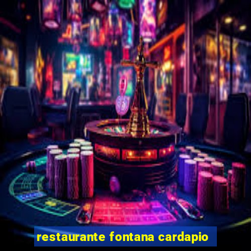 restaurante fontana cardapio